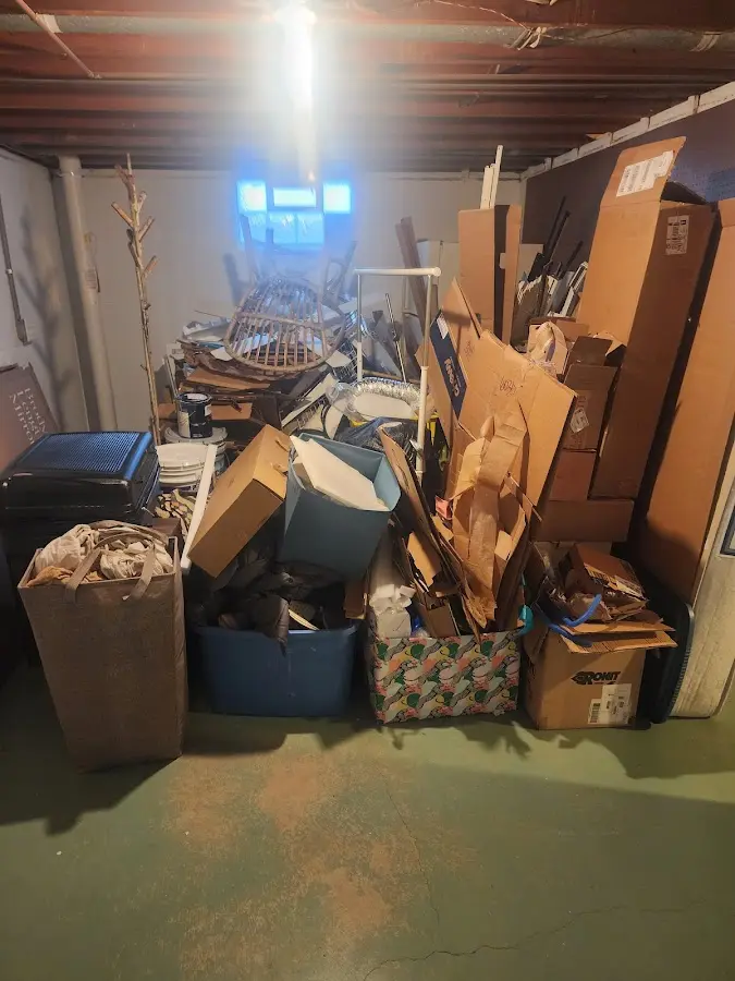 Roll-off dumpster container at job site for Construction Dumpster Rental in Fayette